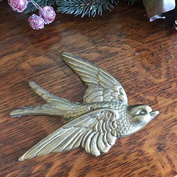 Vintage Other - Vintage brass swallow